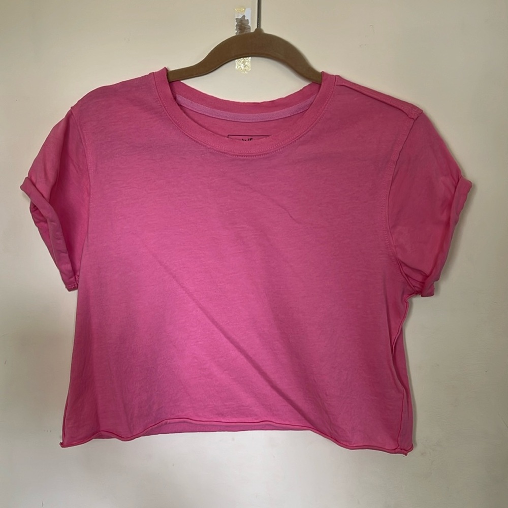 Free People pink perfect tee